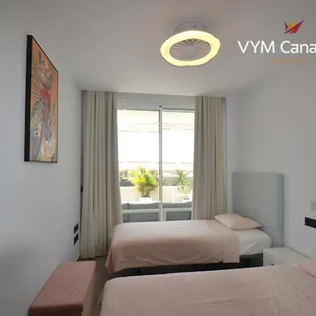 New In Terazzas De Costa Adeje. Big Terrace With A Garden, Heated Pool And Private Parking Apartment *