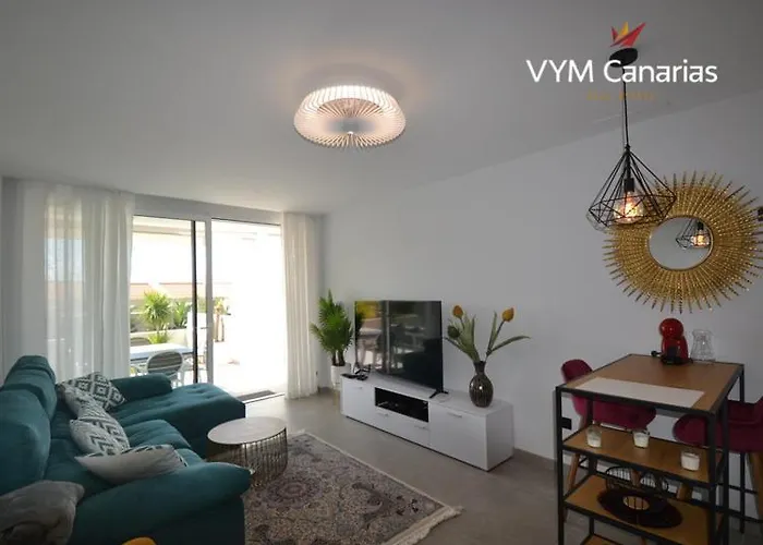 New In Terazzas De Costa Adeje. Big Terrace With A Garden, Heated Pool And Private Parking * Costa Adeje (Tenerife)